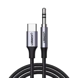 Кабель Ugreen Mini Jack 3.5mm to USB Type C CM450 DAC-чіп 1м Black (25108) - мініатюра 2