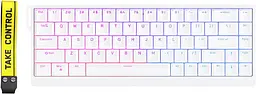 Ігрова магнітна клавіатура ZUOYA HE65 / Дротове підключення / 65% / Rapid Trigger / Magnetic Switch / White