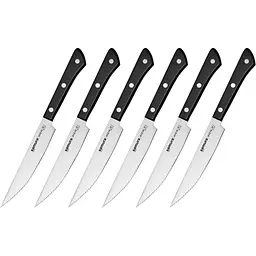 Набір із 6-ти кухонних стейкових ножів Samura Harakiri (SHR-0260B)