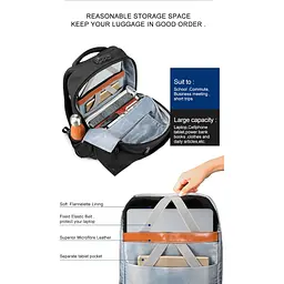 Рюкзак Tigernu T-B3593A 15.6" 17 л сірий [121163] - мініатюра 5
