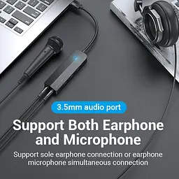 Хаб USB 3.0 -> 3хUSB 3.0/2хTRS Audio/USB Micro 1.0 м. Vention - мініатюра 8