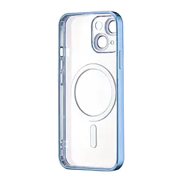 Чохол Ductil Metallic Edge with MagSafe (Protected Camera & Lens) iPhone 13 Light Blue - мініатюра 3