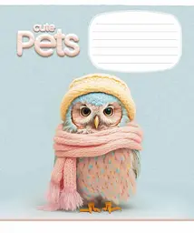 Зошит загальний Школярик Cute pets у лінію 18 аркушів 25 шт. (018-3253L) - мініатюра 4