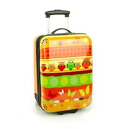 Дитяча валіза маленька S ABS-пластик Madisson Snowball 65018H 49×32×20см 25л Помаранчевий