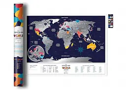 Скретч карта світу 1DEA.me Travel Map Holiday World (13022) - мініатюра 2