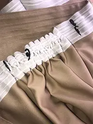 Комплект штор софт блекаут фрезовий 2 шт 250х250 - мініатюра 3
