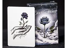 Карти гральні United States Playing Card Company Black Flower by Jack Nobile (PC_BFJN) - мініатюра 4