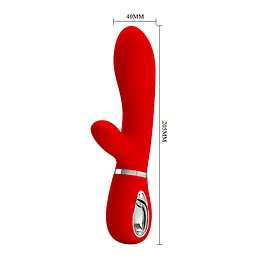 Вібратор PRETTY LOVE THOMAS USB RED 7 function PRETTY LOVE BI-014621-2 98681 - мініатюра 2