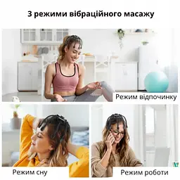 Масажер для голови релаксаційний Восьминіг, електро масажер на голову акумуляторний - мініатюра 6
