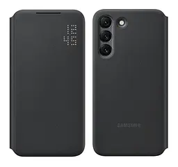Оригінальний чохол-книжка Smart LED View Cover для Samsung Galaxy S22 Чорний (EF-NS901PBEGRU) - мініатюра 2