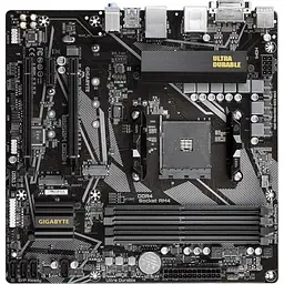 Материнська плата Gigabyte B550M DS3H sAM4 B550 4xDDR4 M.2 HDMI DVI mATX