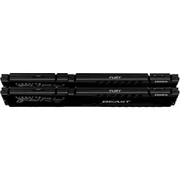 Модуль пам'яті для комп'ютера DDR5 64GB (2x32GB) 5600 MHz FURY Beast Black Kingston Fury (ex.HyperX) (KF556C40BBK2-64) - мініатюра 3