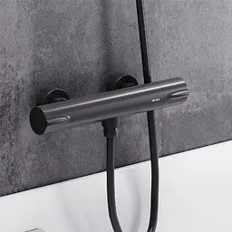 Термостат для душу Damixa Scandinavian Pure black 366000300 - мініатюра 2