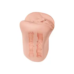 Мастурбатор-вагіна + попка Alive Lola Super Realistic Masturbator L Flesh, два канали, реалістик - мініатюра 2