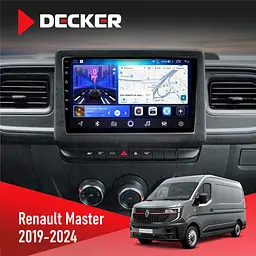 Штатна магнітола Renault Master 2019+ Decker D10-006 4x64, 4G Decker (НФ-00009523)