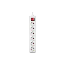 Мережевий фільтр живлення REAL-EL RS-6 Protect M 1.8m, white (EL122300031) - мініатюра 3