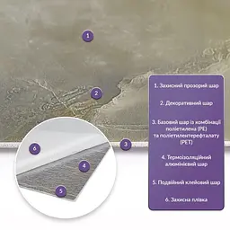 Самоклеюча стінова PET плитка Sticker Wall 600х300х2мм SW-00002305 - мініатюра 2
