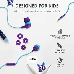 Навушники Trust Buddi Kids Mic Purple (23422_Trust) - мініатюра 7