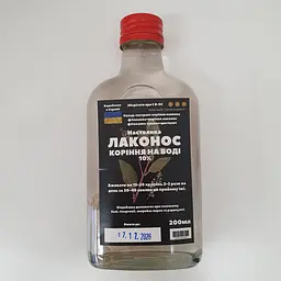 Водна настоянка на корінні лаконос фитолакка 200 мл