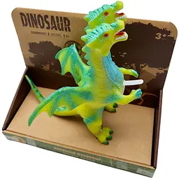 Іграшка Bibi Toys Дракон двоголовий звуковий 25 см (762237BT-2) - мініатюра 3