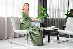 Плед Ardesto Flannel 160х200 см 100% поліестер зелений pbe0050438 - мініатюра 8