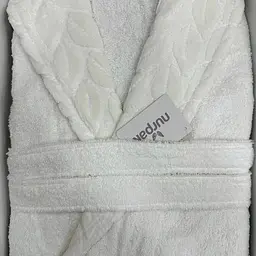 Халат банний Soho Leaves White білий розмір S/M (S/M Leaves White) - мініатюра 2