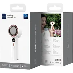 Портативний вентилятор WiWU Cooling High Speed Fan Wi-FS016 White (6977703655322) [169833] - мініатюра 7