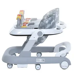 Ходунки дитячі MULTIWAY ME 1163 Gray світлові та звукові ефекти - мініатюра 5