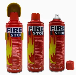 Вогнегасник вуглекислотний з кріпленням 0.5 кг FIRE STOP - мініатюра 3