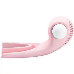 Вібратор Lybaile Pretty Love Ela Mouth Stimulator Light Pink для оральних пестощів, 7.5х5.3 см рожевий - мініатюра 3