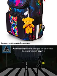 Ортопедичний шкільний рюкзак (ранець) School Standard 6 в 1 для дівчинки 570 гр 14,5 літрів Різнобарвний - мініатюра 9