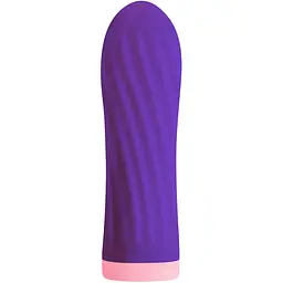 Вібратор для клітора Pleasures Bullets Twist Shout 8.5 см фіолетовий