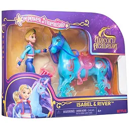 Набір з ляльки та єдинорога Unicorn Academy Ізабель та Бурхливий (SM23203/6072676) - мініатюра 2