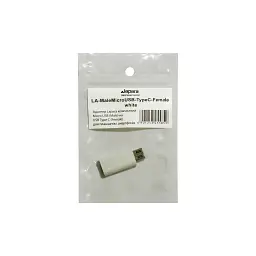 Перехідник Lapara Micro USB Male to USB 3.1 Type-C Female white (LA-MaleMicroUSB-TypeC-Female white) - мініатюра 5