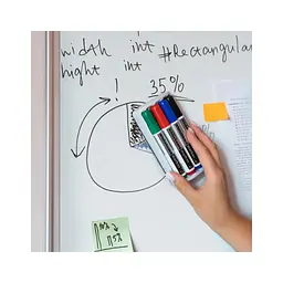 Набір маркерів Axent Whiteboard D2800: 4 маркери та магнітний тримач-губка (D2800-80) - мініатюра 3