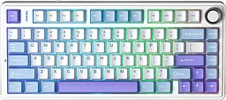 Клавіатура Aula F75 Gasket Reaper Hot-Swap PBT 2.4G Wireless/BT Purple (6978080501479)
