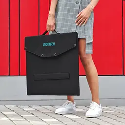 Сонячна панель Choetech 80W black 80 Вт / 5 В, 7 В, 9 В, 12В, 18В (37706) - мініатюра 4