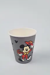 Склянки паперові одноразові, 175 мл, MICKEY MOUSE, Маестро, 50 штук, для гарячих і холодних напоїв