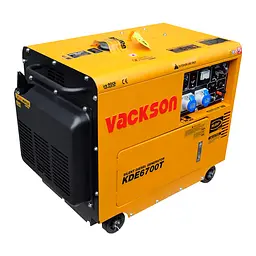 Генератор дизельний Vackson KDE6700T+ATS 1ф 5.0кВт