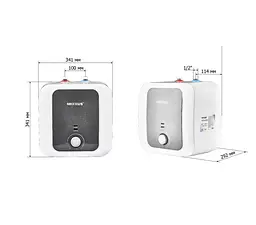 Водонагрівач Mixxus EWH-1210 Small Under під мийкою 10 л, 1500 Вт, "мокрий" ТЕН, вертикальний, квадратний, білий (WH0604) - мініатюра 7