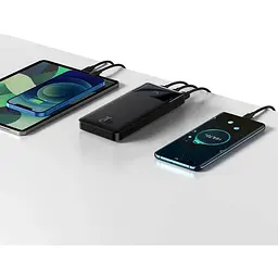 Портативна батарея Baseus Bipow Digital Display Fast Charge Power Bank 10000 mAh 20W PPBD050301 Black - мініатюра 6