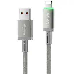 Дата кабель WIWU C081 Maglink USB to Lightning 12W 1 м Grey