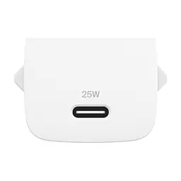 Зарядний пристрій Belkin USB-C PD25W PPS white (WCA012KQWH) - мініатюра 2