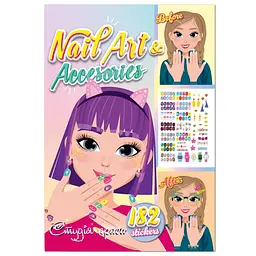 Книга з наліпками Nail Art Accesories Апельсин РМ-76-04 shop (9786178275136) - мініатюра 1