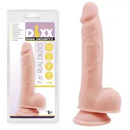 Фалоімітатор Mister Dixx Dual Density 7.6" 19.5 см тілесний - мініатюра 2