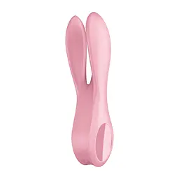 Кліторальний вібратор Satisfyer Threesome 1 Pink з трьома гнучкими пальчиками - мініатюра 5