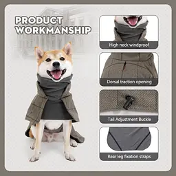 Стильне пальто для собак Wan Talk Stylish Cold Weather Coat, XS - мініатюра 2