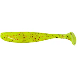 Силікон Keitech Easy Shiner 3" PAL#01 Chartreuse Red Flk 10 шт/уп