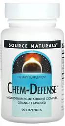 Молибден для детоксикации Source Naturals Chem-Defense 90 жел паст вкус апельсина