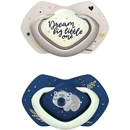 Пустушка Canpol babies Sleepy Koala силіконова симетрична 18+ міс. 2 шт. синя з сірим (22/660_blu) - мініатюра 2
